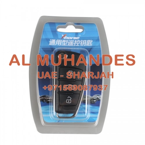 XHORSE VVDI2 Audi A6L Q7 Type Universal Remote Key 3 Buttons (Individually Packaged)