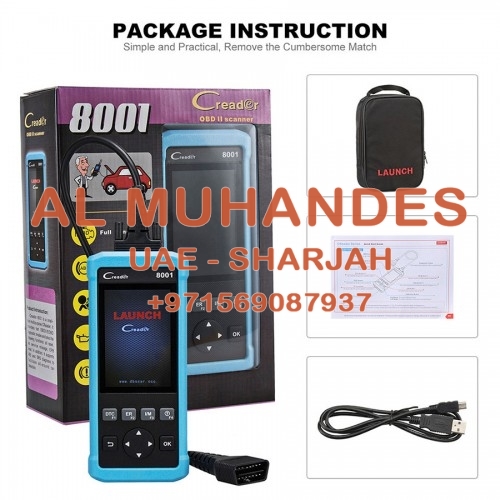 New Launch DIY Code Reader CReader 8001 CR8001 Full OBD2 Scanner with Oil Resets Service
