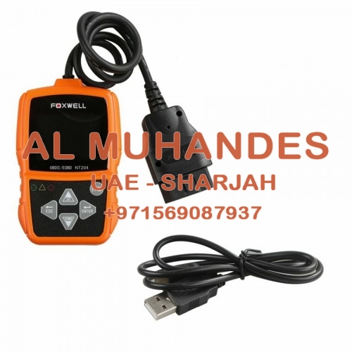 FOXWELL NT204 OBD2 CAN Diagnostic Tool Fault Code Reader Multi-languages Available