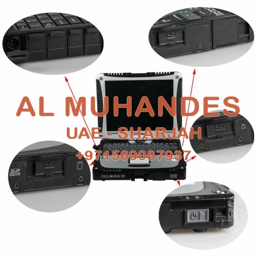 Second Hand Panasonic CF19 I5 4GB Laptop for Porsche Piwis Tester II (No HDD included)