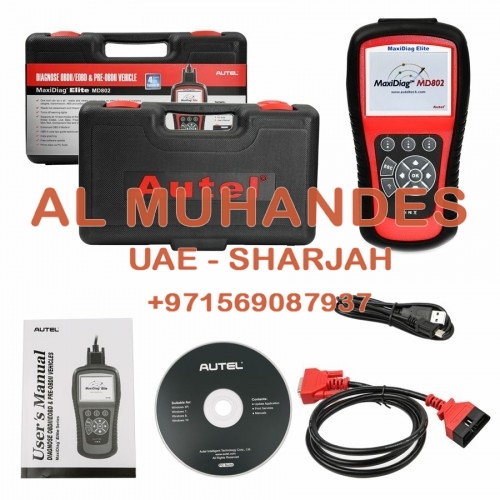 MaxiDiag Elite MD802 For 4 System With Datastream Model Engine,Transmission,ABS and Airbag Code Scanner