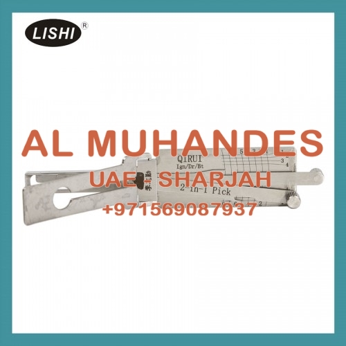 LISHI QIRUI 2 in 1 Auto Pick and Decoder for QIRUI E3 and Huai River