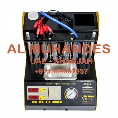 AUTOOL CT200 Ultrasonic Fuel Injector Cleaner & Tester Support 110V/220V with English Panel