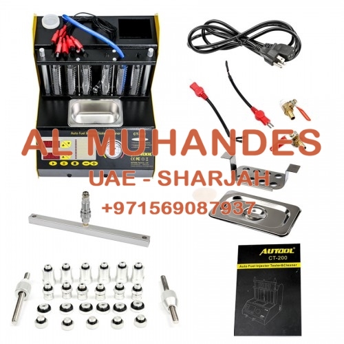 AUTOOL CT200 Ultrasonic Fuel Injector Cleaner & Tester Support 110V/220V with English Panel