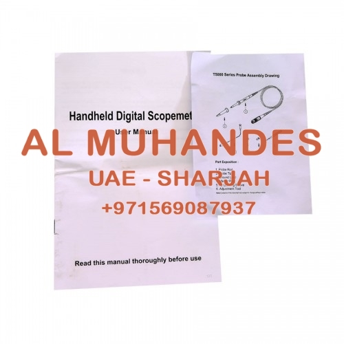 All-sun 25MHz 100MSa/s Digital 2 in1 Handheld Portable Oscilloscope+Multimeter Single Channel Waveform USB LCD Backlight EM125