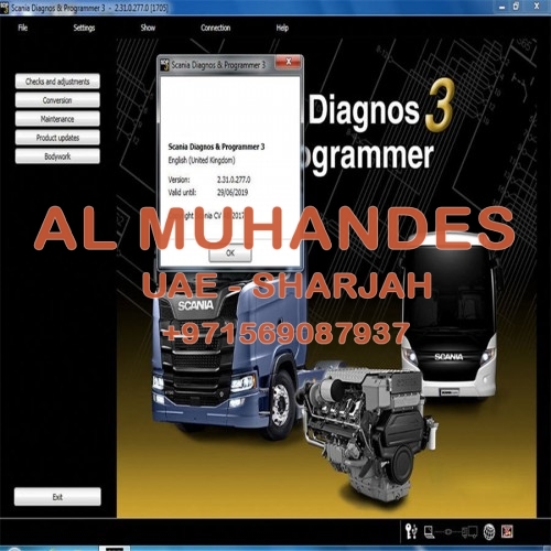 2017 Newest Scania VCI & VCI2 SDP3 V2.31.1 Software for Trucks/Buses Without USB Dongle