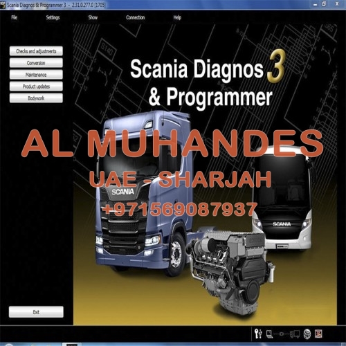 2017 Newest Scania VCI & VCI2 SDP3 V2.31.1 Software for Trucks/Buses Without USB Dongle