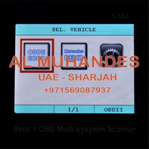 [US Ship No Tax] Creator C502 BENZ & OBDII/EOBD Multi-system Scanner