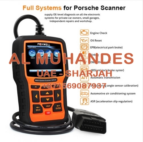 Foxwell NT510 Multi-System Scanner Support Multi-Languages