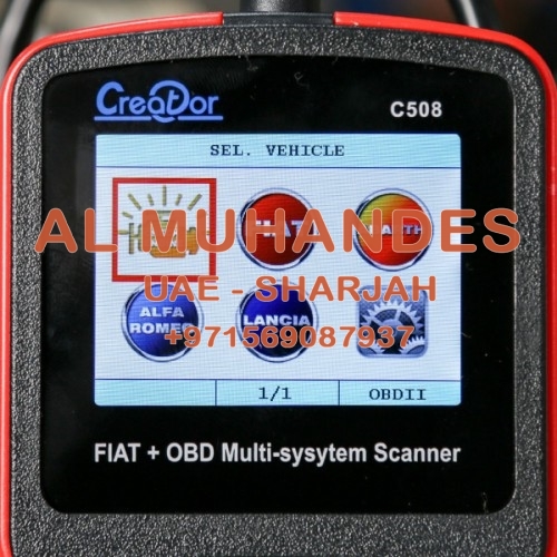 Creator C508 OBDII/EOBD Multi-System Scanner for FIAT/Alfa/Abrath/Lancia Airbag/ABS Scan Tool