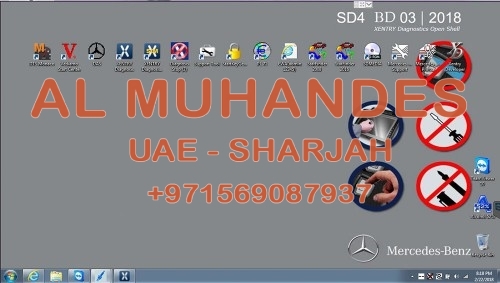 V2018.3 MB SD Connect Compact C4 Software with Free DTS Monaco & Vediamo WIN7 500GB HDD DELL D630