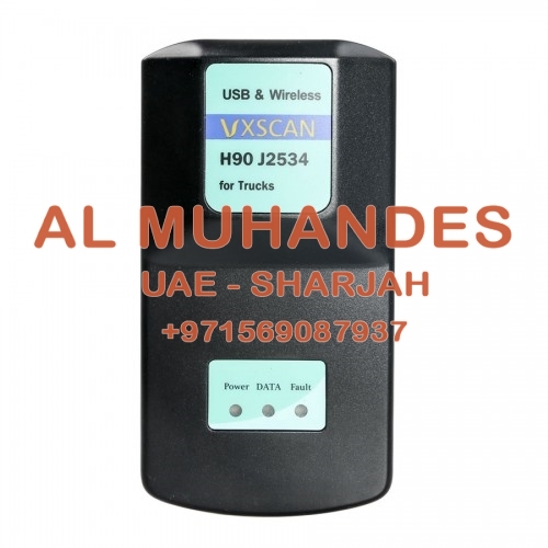 VXSCAN H90 J2534 Diesel Truck Diagnose Interface And Software With All Installers Diagnose Engines Transmissions ABS Instrument Panels