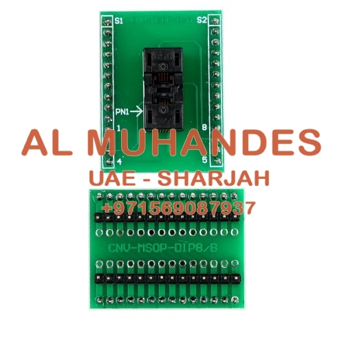 MSOP8 (MSOP-8 to DIP8) Socket Adapter for Chip Programmer