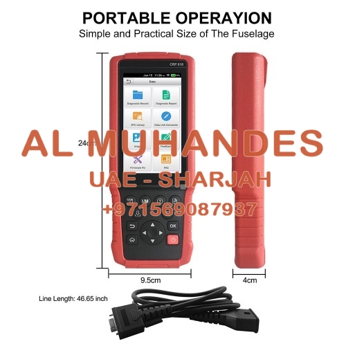 Launch CRP818 Full-System OBD2 Diagnostic Tool for European Cars Free Update Online