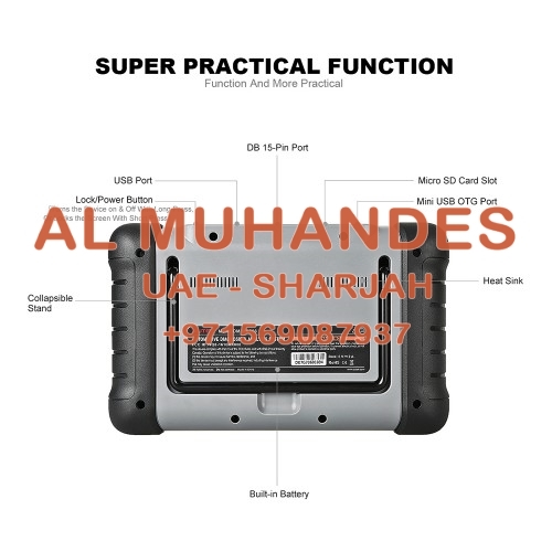 Autel MaxiCOM MK808 OBD2 Diagnostic Scan Tool with All System and Service Functions (MD802+MaxiCheck Pro)