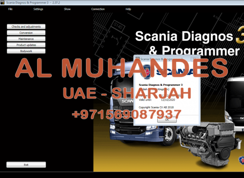 Scania SDP3 2.39 Diagnosis & Programming for VCI 3 VCI3 without Dongle