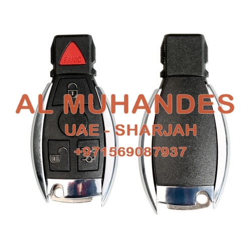 Smart Key Shell 4 Button with the Plastic for Mercedes Benz Assembling with VVDI BE Key Perfectly 5pcs/lot