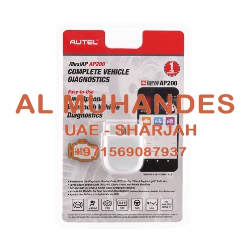 [UK Ship] Autel MaxiAP AP200 Bluetooth OBD2 Code Reader with Full System Diagnoses AutoVIN TPMS IMMO Service for DIYers Simplified Edition of MK808