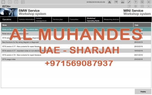 V2019.5 BMW ICOM ISTA/D 4.17 ISTA/P 3.66 500G DELL Format HDD