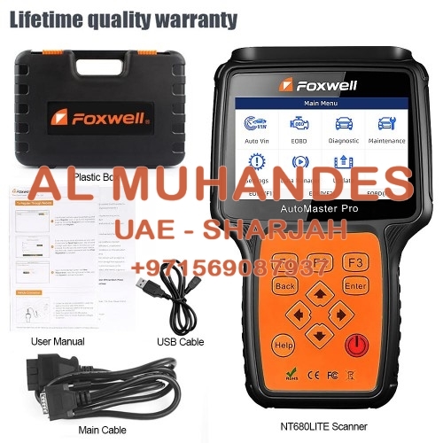 Foxwell NT680 Lite Four-System Scanner with Oil Service Reset+EPB Function