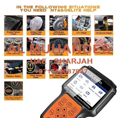 [UK Ship] Foxwell NT650 Elite All Makes Service Tool with 11 Special Function Updated Version of NT650