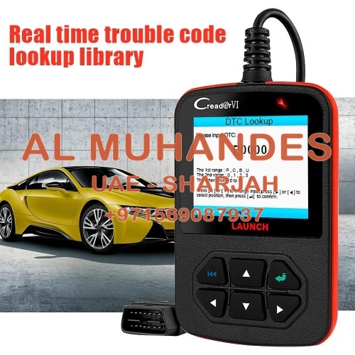 Launch Creader VI Code Reader Code Scanner With Full Color QVGA LCD Screen