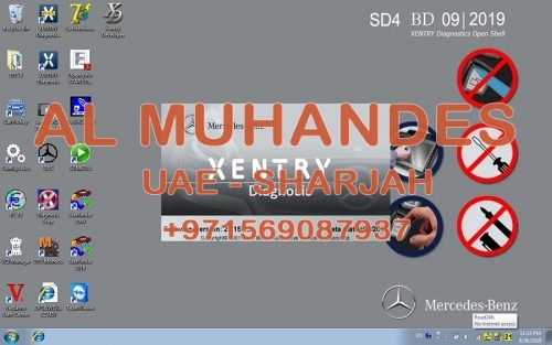 V2019.9 MB Star Diagnostic SD Connect C4 DELL 500G HDD Supports HHT-WIN, Vediamo and DTS Monaco