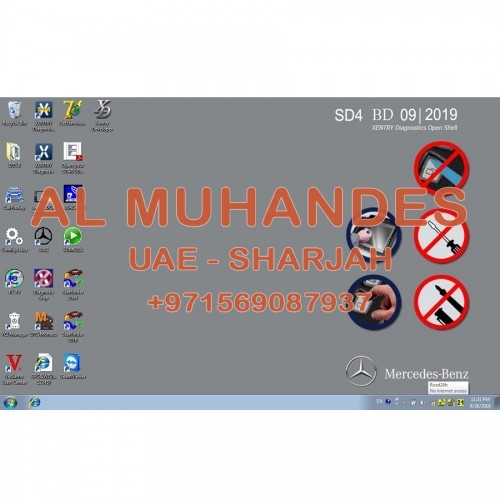 V2019.9 MB Star Diagnostic SD Connect C4 256G SSD Supports HHT-WIN Vediamo and DTS Monaco