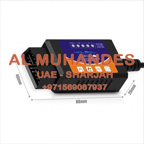 KOLSOL ELM327 USB V1.5 with Switch modified for Ford ELMconfig Forscan CH340+25K80 chip HS-CAN / MS-CAN