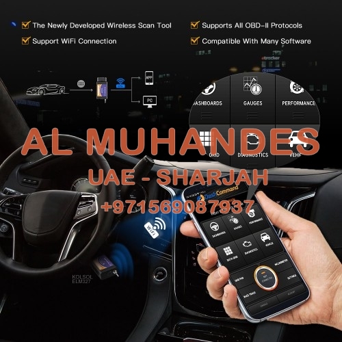 KOLSOL ELM327 WIFI OBD2 Scanner V1.5 ELM327 with Switch Car Scanner