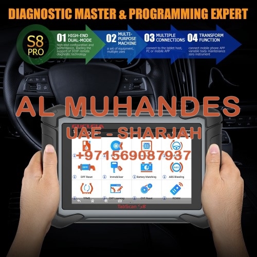 EUCLEIA TabScan S8 Pro Automotive Intelligent Dual-mode Diagnostic System Free Update Online for 18 Months