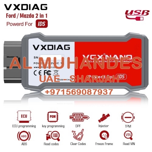 VXDIAG VCX NANO for Ford/Mazda 2 in 1 with IDS V114 Diagnostic Tool