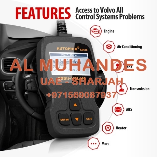 Autophix ES610 Professional Auto OBD2 EOBD Diagnostic Tool for Volvo