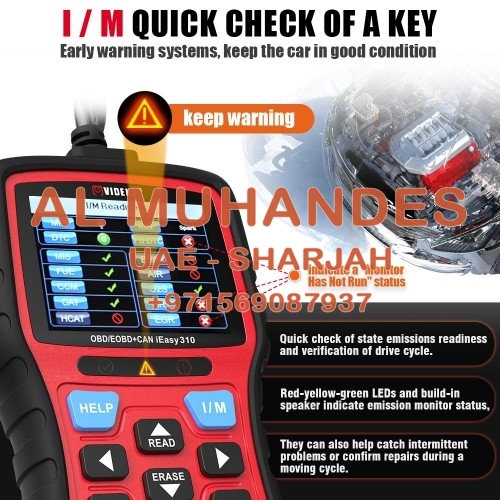 [UK Ship] Vident iEasy310 OBD2 Scanner OBDII Code Reader and Car Diagnostic Tool OBD2 Automotive Scanner