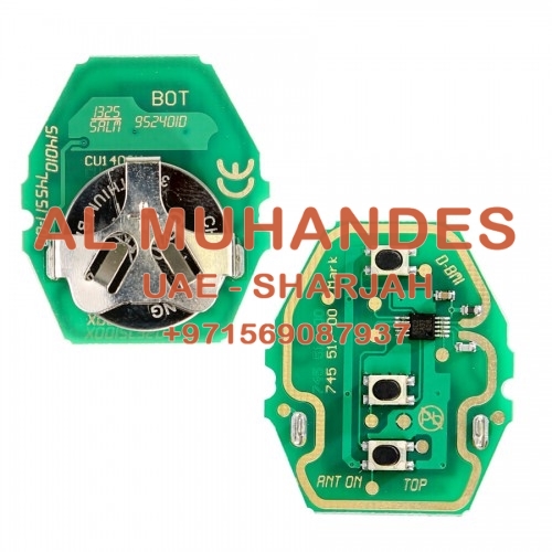 3 Buttons Remote Key Board 433MHZ (Without Key Shell) For BMW