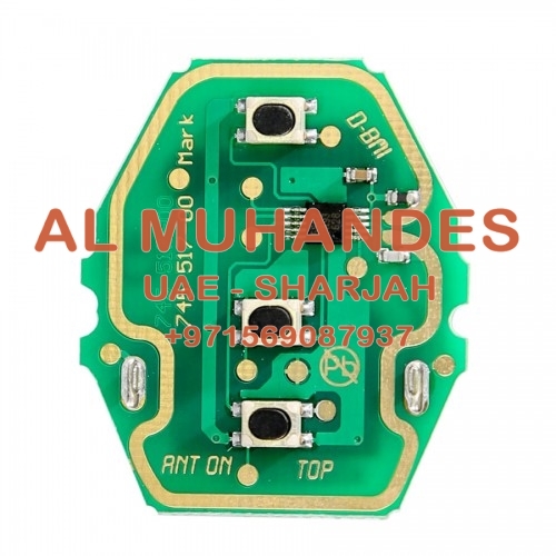 3 Buttons Remote Key Board 433MHZ (Without Key Shell) For BMW