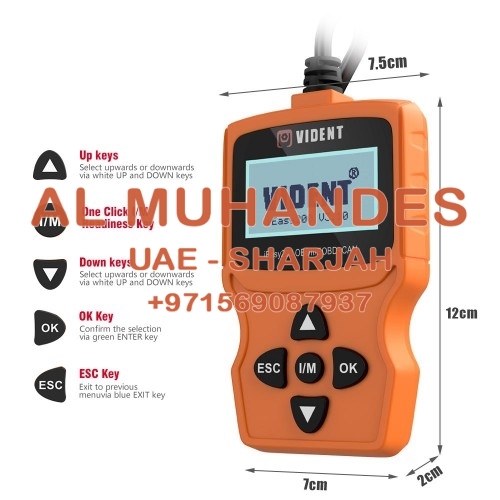 VIDENT iEasy200 OBDII/EOBD+CAN Code Reader for Vehicle Checking Engine Light Car Diagnostic Scan Tool