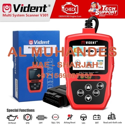 Vident V301 Car Diagnostic Scanner OBD2 Diagnostic Tool for VW Audi Skoda Seat OBD2 Automotive Scanner OBD Code Reader