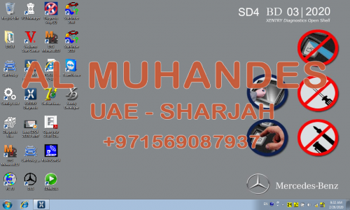 V2020.3 MB Star Diagnostic SD Connect C4 500G HDD Supports HHT-WIN Vediamo and DTS Monaco