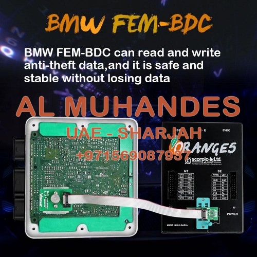 VXSCAN 8Pin Adapter BMW FEM-BDC 95128/95256 Chip Anti-theft Data Reading Adapter Work with VVDI Prog/CG Pro 9S12/Orange5/iProg+ /UPA USB Programmer