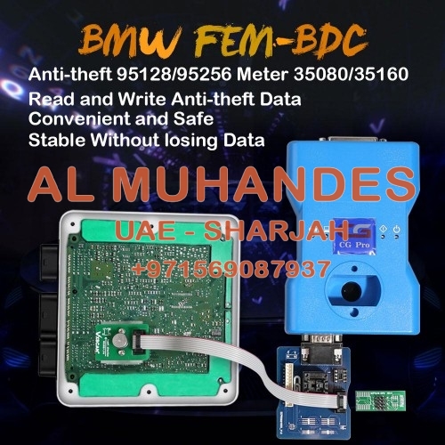 VXSCAN 8Pin Adapter BMW FEM-BDC 95128/95256 Chip Anti-theft Data Reading Adapter Work with VVDI Prog/CG Pro 9S12/Orange5/iProg+ /UPA USB Programmer