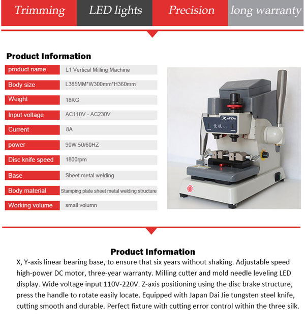 L1 Key Cutting Machine-3